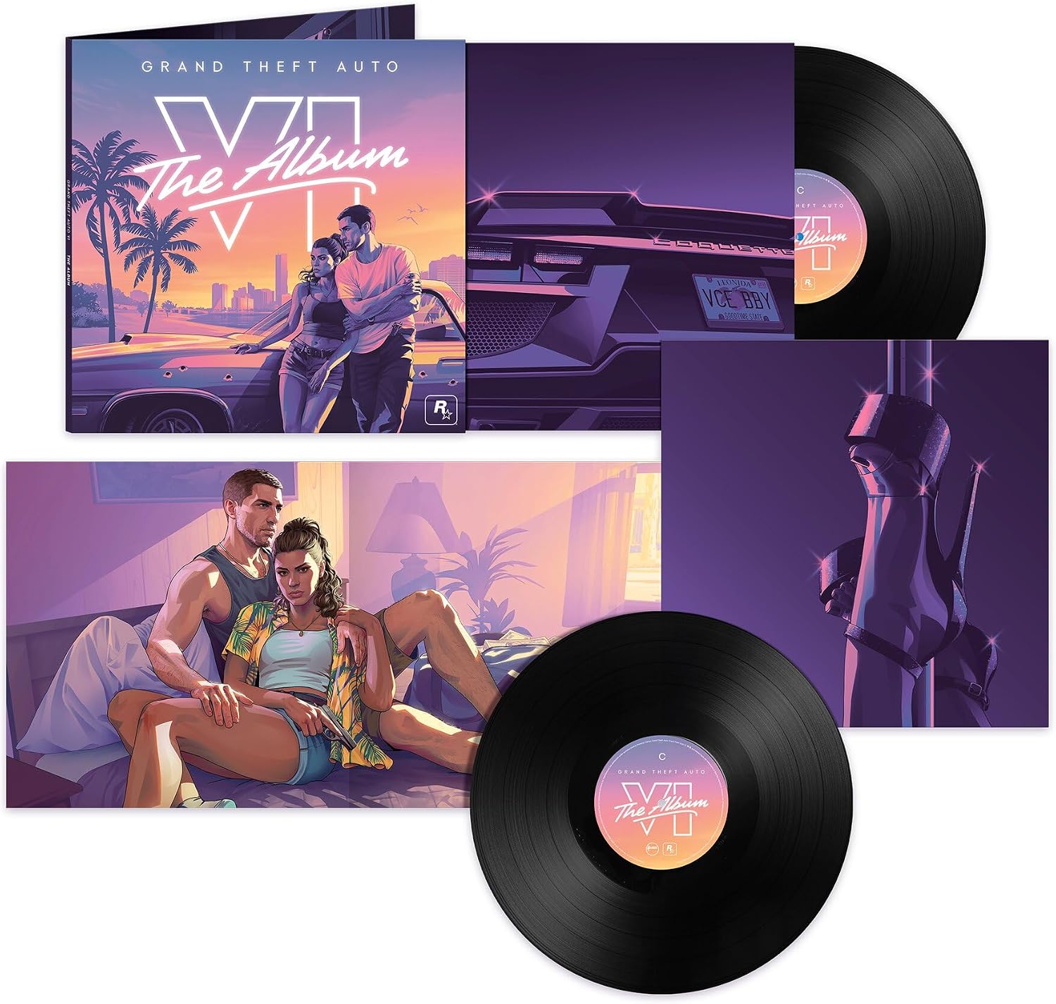 Grand Theft Auto VI: The Album Color Rosa y Morado. Edición Exclusiva Amazon explicit - Détails et caractéristiques
