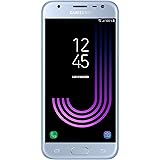 Samsung Galaxy J3 (2017) Smartphone, Blue Silver, 16 GB Espandibili, Dual SIM [Versione Italiana]