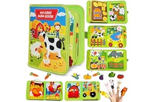 Kulveanju Busy Board Juguetes Niños 1 Año - Montessori Tablero Sensoriales Juegos Educativos Niños, Juguetes Educativo para Habilidades Motoras Finas, Regalo para Niños y Niñas 2 3 4 5 Ano