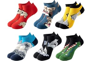 FGFD&OU Skarpetki Mężczyzna Kobieta Krótkie Skarpetki Śmieszne Niewidoczne Skarpetki Lato Kostki Sportowe Kolorowe Bawełniane Skarpetki Kostki Fantasy Oryginalne Prezenty