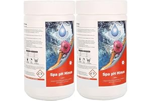 SHATCHI BLUE SPARKLE 3 Kg pH Minus pH Level Decreaser Water Quality Improver for All Hot Tubs and Swimming Pools