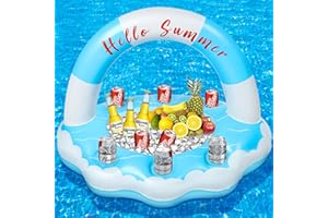 Popolic Hinchables para Piscina | Colchoneta Piscina Flotadores Piscina Hamaca de Agua Hamaca Flotante | Colchoneta Piscina Adultos Niños
