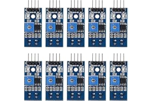 AOICRIE 10pcs TCRT5000 Infrared Reflective Sensor IR Photoelectric Switch Barrier Line Obstacle Avoidance Module Tracing Sensor Tracing Module for Arduino Smart Car Robot (10pcs)