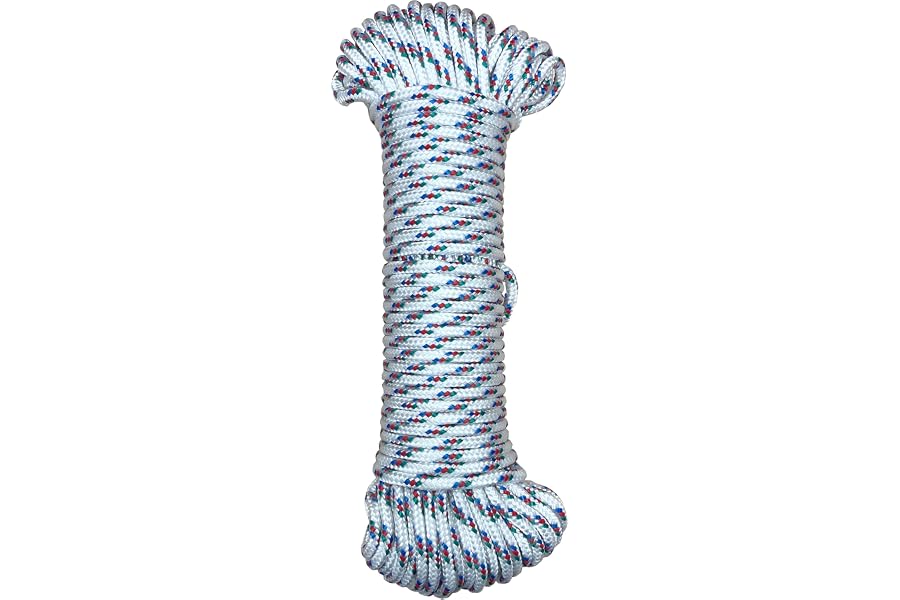 Future 213132 Cordón Trenzado Polipropileno Tricolor, 5 mm x 15 m