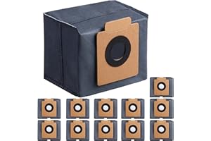 CHIKIXSON 12 sztuk worków do odkurzacza Eufy X8 Pro / X10 Pro Omni akcesoria do robota odkurzającego, worki zapasowe do odkurzacza