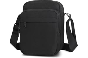 AIRCBC Sac Bandoulière Sacoche Homme Sacoche Sac Porté Epaule Imperméable Canvas Sacoche pour Usage Quotidien Le Travail Loisirs Vacances