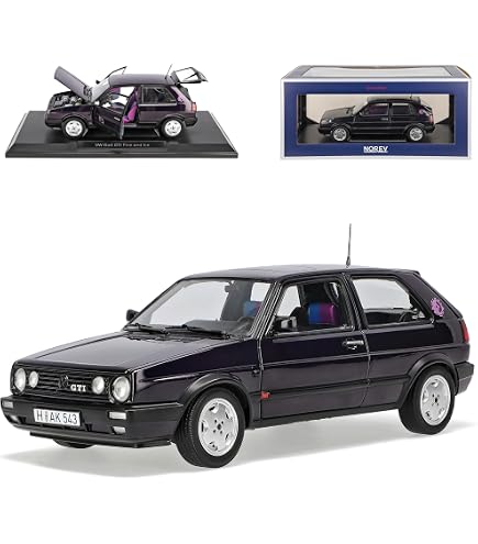 Norev Volkswagen Golf II GTI G60 Black 1983-1992 1/18 Model Car
