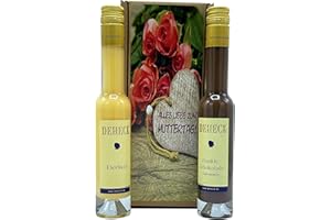 DEHECK DESTILLERIE LIKÖRMANUFAKTUR Geschenkset Liköre "Muttertag" Eierlikör und Dunkle Schokolade Likör