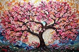 ELETIFFI Diamond Painting Kit Completo Disegni Con Perline Da Attaccare Diamante Pittura 5d Paesaggi Diamanti Quadri Incollare Regalo Donna Compleanno Anniversario Gift Per Lui Amica Decorazioni Parete