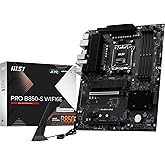 MSI PRO B850-S WIFI6E, AM5 Motherboard, DDR5 8200MHz(OC), HDMI DP, 2x M.2, USB 10Gbps, 2.5G LAN, Wi-Fi 6E, ATX