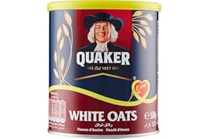 Quaker White Oats Fiocchi di Avena, 500g