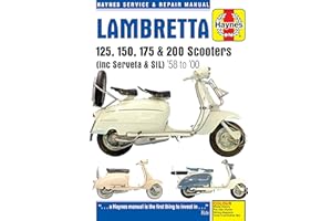 HAYNES Lambretta Scooters (58-00): 125, 150, 175 & 200 Scooters (inc Servita & SIL)