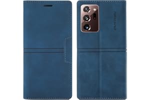 OKZone Cover per Samsung Galaxy Note 20, Cover a Libro Samsung Note 20, Custodia in Pelle Samsung Note 20 Magnetica [Portafoglio] Custodia Silicone TPU Antiurto,Funzione Supporto Slot Schede (Blu)
