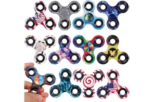 DILABNDA Fidget Spielzeug 12 Pack, Fidget Spinner Pack für Kinder Erwachsene, Sensorische Fidget Spielzeug Pakete, Angst Spielzeug Stress Relief, Fidgets Beste Hand Spinner Fingerlager Trispinner Spielzeug