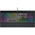 Corsair K55 RGB PRO XT Tastiera da Gioco Cablata a Membrana - IP42 Resistente Alla Polvere e Liquidi - 6 Tasti Macro con Inte