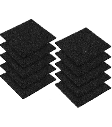 Filtri Carbone Attivo Per Compostiera | Confezione Da 8 (4 Rotondi, 4 Quadrati) - Antiodore