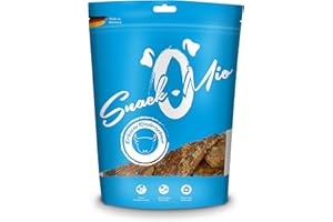 SnackOMio - Snack Premium para Perros - Excelentes tendones de Buey, sin Cereales, 1 Pack (1 x 500 g)