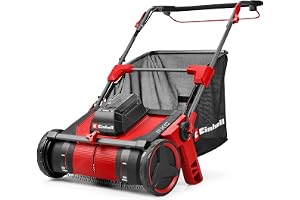 Einhell sladdlös löv- och gräsuppsamlare GE-GC 18/55 Li E-Solo | PXC | 18 V | 55 cm arbetsbredd | 100 l uppsamlingssäck | roterande borste