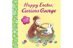 Happy Easter, Curious George: Includes Egg-Decorating Stickers for Interactive Fun