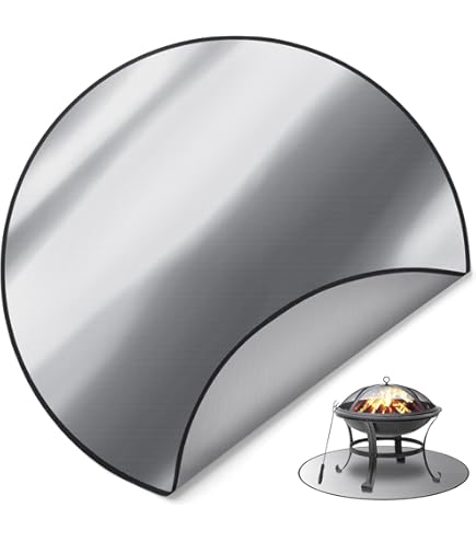 100 * 150cm Tapis Réfractaire - Résistant à La Chaleur Jusqu'à 1800°F