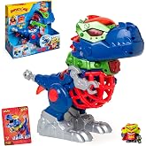 SUPERTHINGS &ndash; Mr King T-Rex &ndash; Robot in the Shape of the Movie Villains Dinosaur with Lights and Sounds. Batteries Included. C