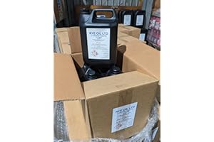 RYE OIL LTD Paraffin 20l (4 x 5l) - CLASS 1 - Clean Burn Fuel For Indoor Heaters - Free Nozzel -
