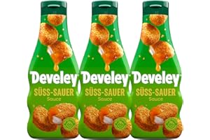 ‎DEVELEY DEVELEY 3er Saucen Bundle, 3 * 250ml, Süßsauer Sauce, Squeeze-Flasche, Dip