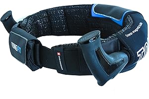 MAXXWORLD ToneFit Unisex – Erwachsene aus: Der Höhle der Löwen Fitnessgürtel für einfaches Ganzkörpertraining | Ideal beim Laufen | Funktionsweise wie EIN Crosstrainer, Schwarz Blau