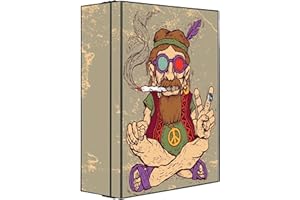 ‎BANJADO banjado Medizinschrank abschliessbar mit Motiv Peace 35x46x15cm - großer Arzneischrank für die Hausaphotheke - Medikamentenschrank aus Metall zur Medikamenten Aufbewahrung