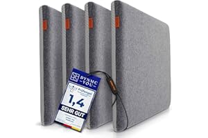 DYNMC you Juego de 4 Cojines Sillas Cocina Cojín Viscoelástico – Cojín Silla Oficina – Antideslizante, Estable, Funda Lavable