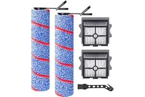 FIXBETTER Spazzole a Rullo e Filtro HEPA Ricambi per Tineco Floor One S7 Artist/stretch S6/S7 Stretch Ultra/S9 Artist/S6 stretch Lite/SWITCH S7 Stretch/S7Stretch Steam/SWITCHS6 Aspirapolvere