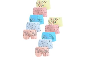 LOREZA ® 10er Pack Mädchen Pantys Boxershorts Unterwäsche aus Baumwolle - Gr. 92-170