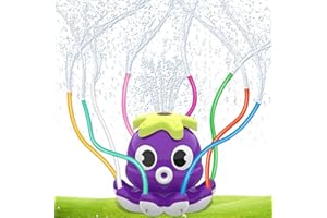 AOMANTIC SARL Juguete de Rociador, Aspersor de Agua para Niños, Aspersor para Niños,Juguete de Agua de Rociadores, Juguetes para Rociadores de Agua, Juguete de Agua de Rociadores de Pulpo, para CéSped, jardín