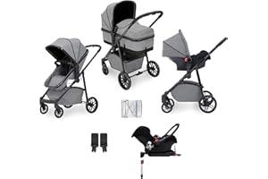 Ickle Bubba Zira 3 en 1 système de voyage pour enfants (Gris sidéral, Siège auto Galaxy)