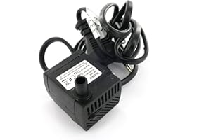 Ferrari & Arrighetti Pompa per Presepe Adatta a Fontane, Corsi d'Acqua, Cascate, 150 L/H, 220V, Pompa per Accessori con Acqua per Fontane, Cascate e Corsi d'Acqua di Presepe, Prevalenza 30 Cm