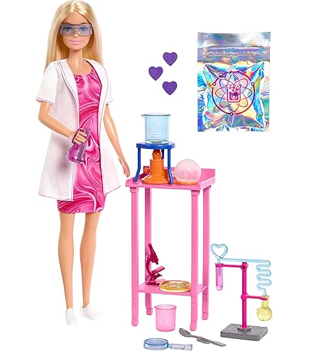 Barbie - Coffret poupée Barbie Docteur blonde et + de 20 accessoires