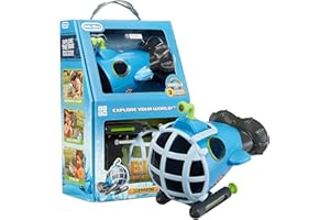 Little Tikes Big Adventures Submarine STEM Toy - w Zestawie Pojazd Wodny z Wizjerem Podwodnym, Rozpylaczem Wody i Siatką do Przesiewania - Idealny dla Dzieci w Wieku 3+