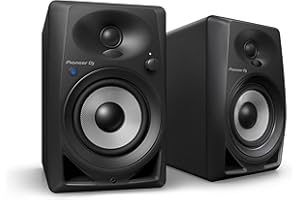 Pioneer DJ DM-40BT Bluetooth Studiomonitore, Schwarz