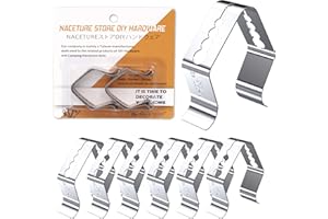 NACETURE Temp Probe Clip 6 Pack - Four Holes Grill Temperature Probe Holder Clips for All Universal Probe, Work for Wireless, Bluetooth, Grill Thermometer for Outside