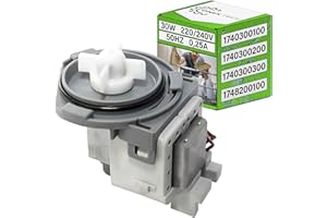 Ablaufpumpe für Geschirrspüler 30W 220/240V 50Hz 0,25A mit Originalcode 1740300100 1740300200 1740300300 1748200100 für Beko - Garantie 5 Jahre – ONIX TECH