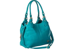 Mabel London Womens Multiple Pockets Handbag - Medium Size Multi Compartments Bag with a Long Shoulder Strap - AMELIA