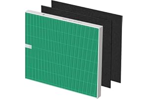 JORAIR Filtre de rechange compatible avec le purificateur d'air COWAY AP-1512HH Mighty/AP-1512HHS / AP-1518R Airmega200M, filtre de rechange pour grande pièce