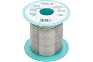 Weller WSW SCN M1 (T0051402699) Alambre De Soldadura Sin Plomo, Ø 1,0 Mm, Aleación Sn99.3Cu0.6Ni0.05, Contenido De Fundente 3.5%, 100g