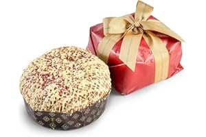 T'a Milano Panettone artigianale con lamponi e crema di pistacchio, ricoperto di cioccolato bianco - 750 g