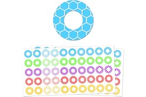 ‎TOWNSTIX 2000 Stück - Lochverstärker Selbstklebend Verstärkungsringe, Lochverstärkungsringe Ringlochverstärker - 20 Designs