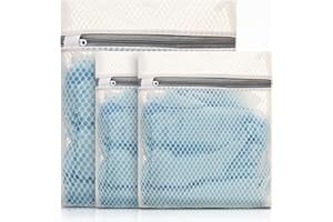 Delicates Wash Bags, GOFRIEND Laundry Bags Zippered Washing Machine Fine Mesh Bag for Delicates Blouse, Hosiery, T-shirt, Socks, Underwear, Bra, Lingerie Baby Clothes (3 SET)