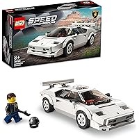 LEGO Speed Champions Lamborghini Countach, Giochi per Bambini dagli 8 Anni in su, Auto Sportiva Giocattolo, Replica Supercar,