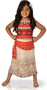 Déguisement luxe Vaiana 7/8 ans - Disney Enfant Carnaval ...