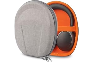GEEKRIA Shield etui na słuchawki kompatybilne z Bose QuietComfort, QCUltra, 700/45/35 II/35 Gaming/25, zapasowa twarda obudowa, torba podróżna z miejscem na kable (brązowe)