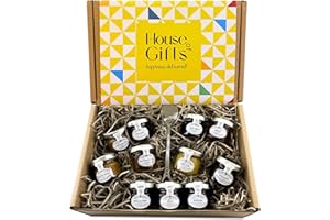 HOUSE OF GIFTS Jams & Marmalades with Unique Preserves Ultimate Tasting Hamper Selection Gift Set Mini Jars Gourmet Gifts for Mum, Dad, Elderly People, Jam Lovers Classic Preserves